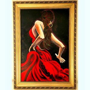 "Isabella," an original oil painting, Dance. Dancer, 1st OOAK